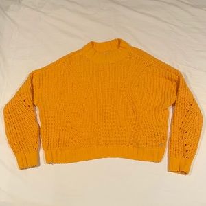 Hollister yellow/orange sweater!